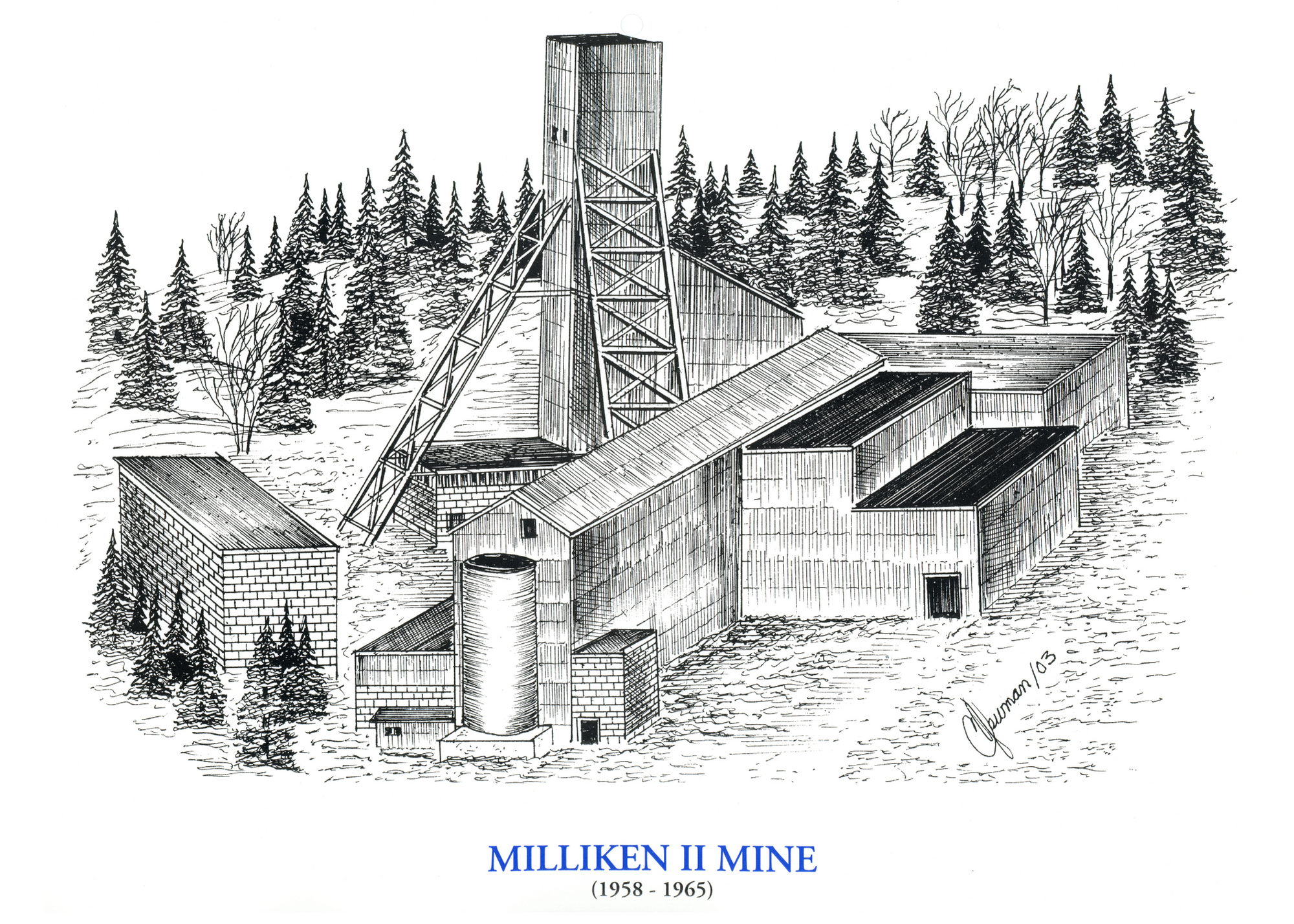 Artwork of Milliken II Mine