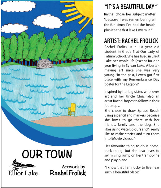Rachel Frolick's "It's a Beautiful Day" Banner Art and Biography