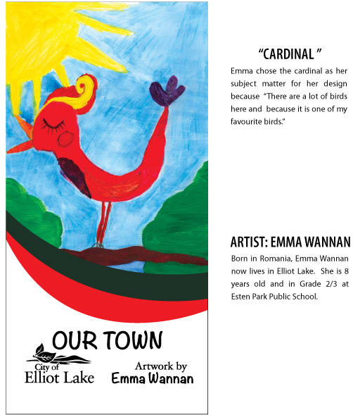 Emma Wannan's "Cardinal" Banner Art and Biography