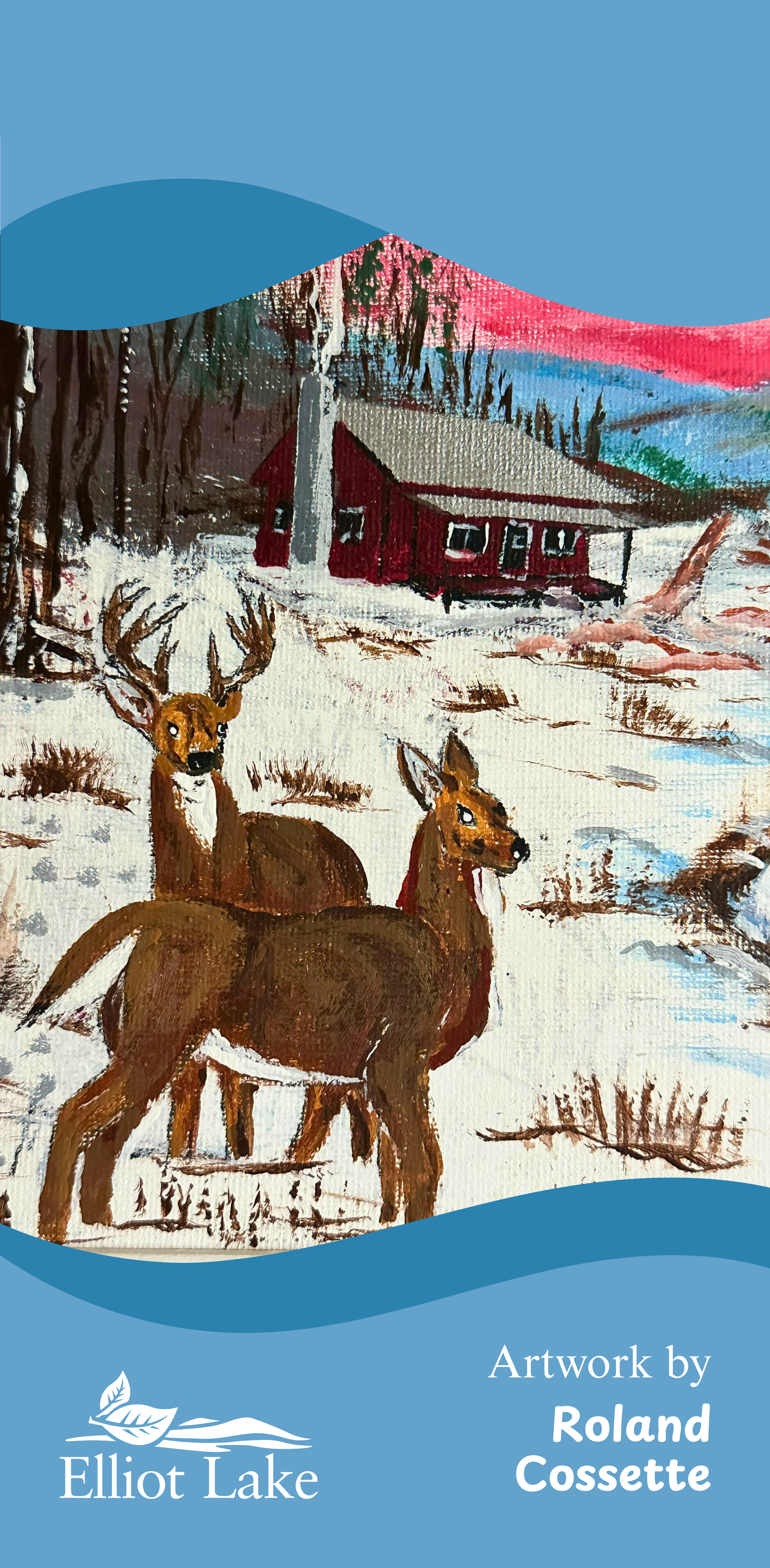 Roland Cossette's Deer Banner