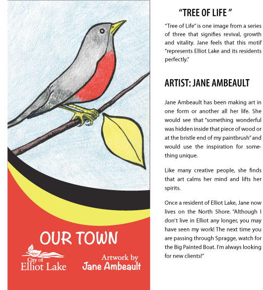 Jane Ambeault's "Tree of Life" Banner Art and Biography